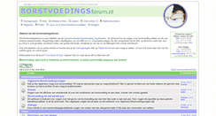 Desktop Screenshot of borstvoedingsforum.nl