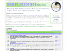 Tablet Screenshot of borstvoedingsforum.nl